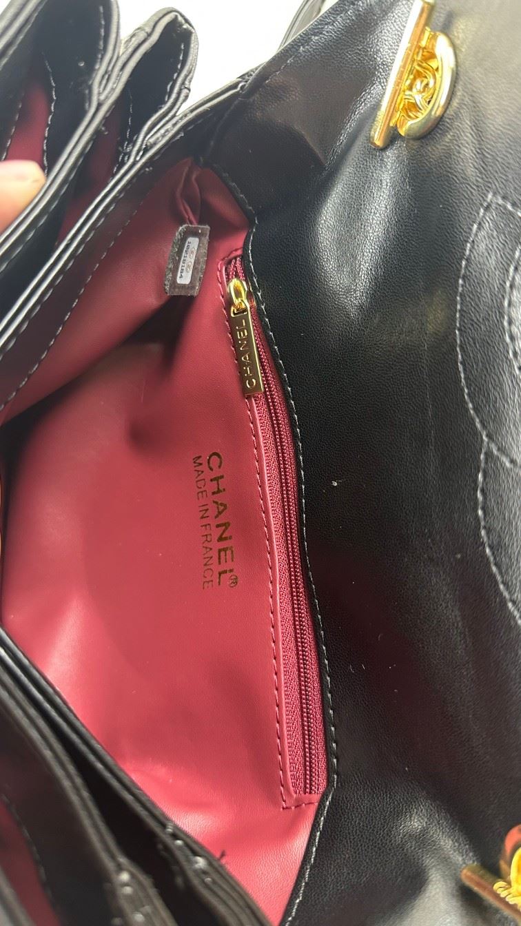 Ch**el top handle bags